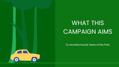 Free Tourist Attraction Campaign Presentation Template to Edit Online