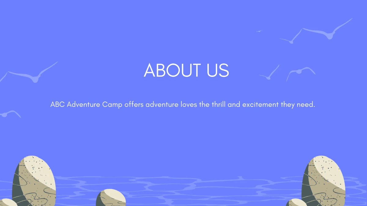 Free Kayak Adventure Campaign Presentation Template to Edit Online