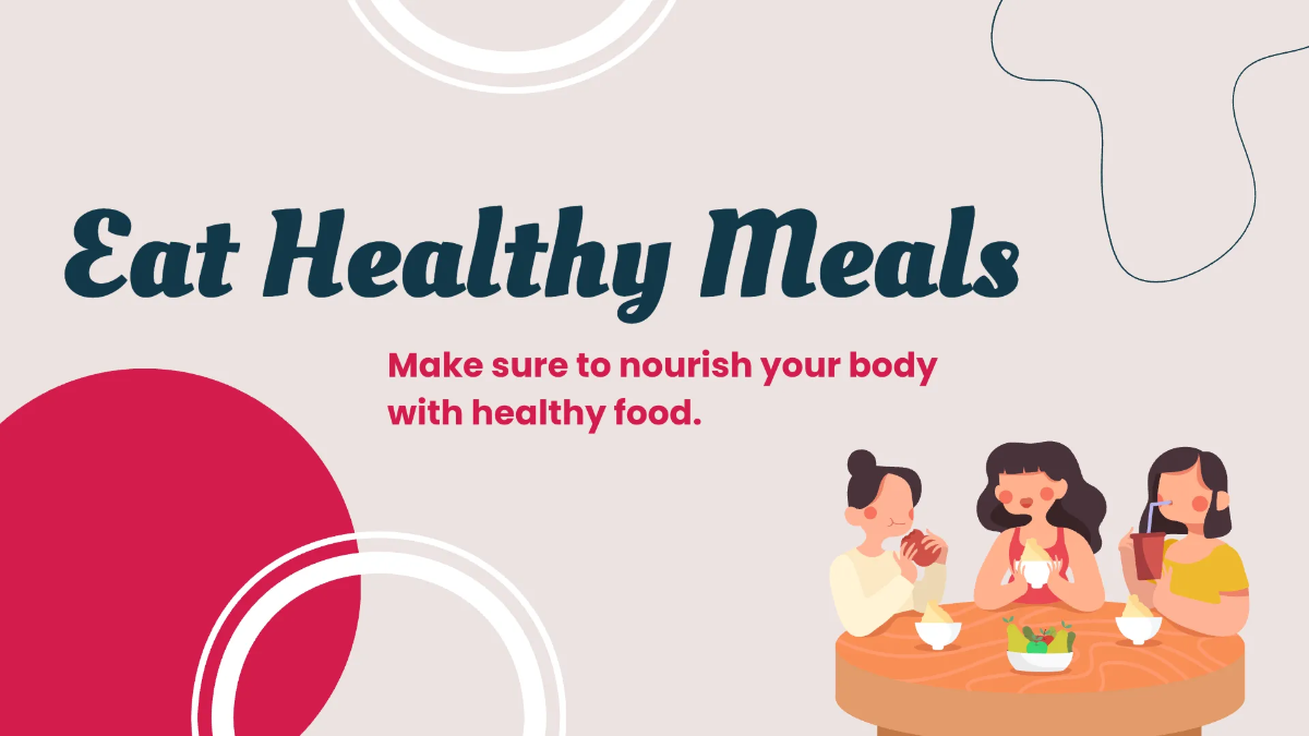 Free Health Awareness Month Presentation Template to Edit Online