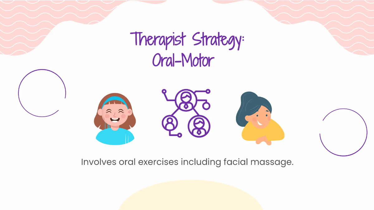 Free Speech Therapy Healthcare Center Presentation Template to Edit Online