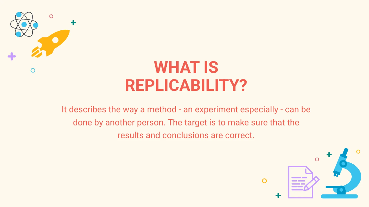 Free Creative Science Presentation Template to Edit Online