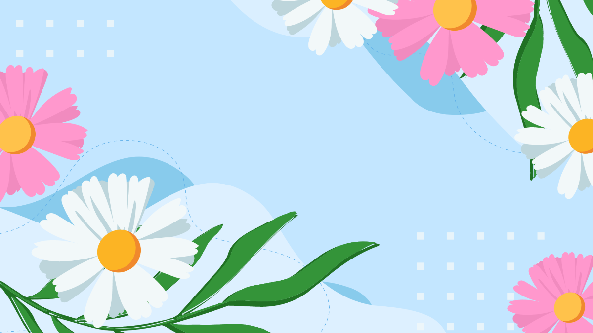 Mother's Day Zoom Background Template