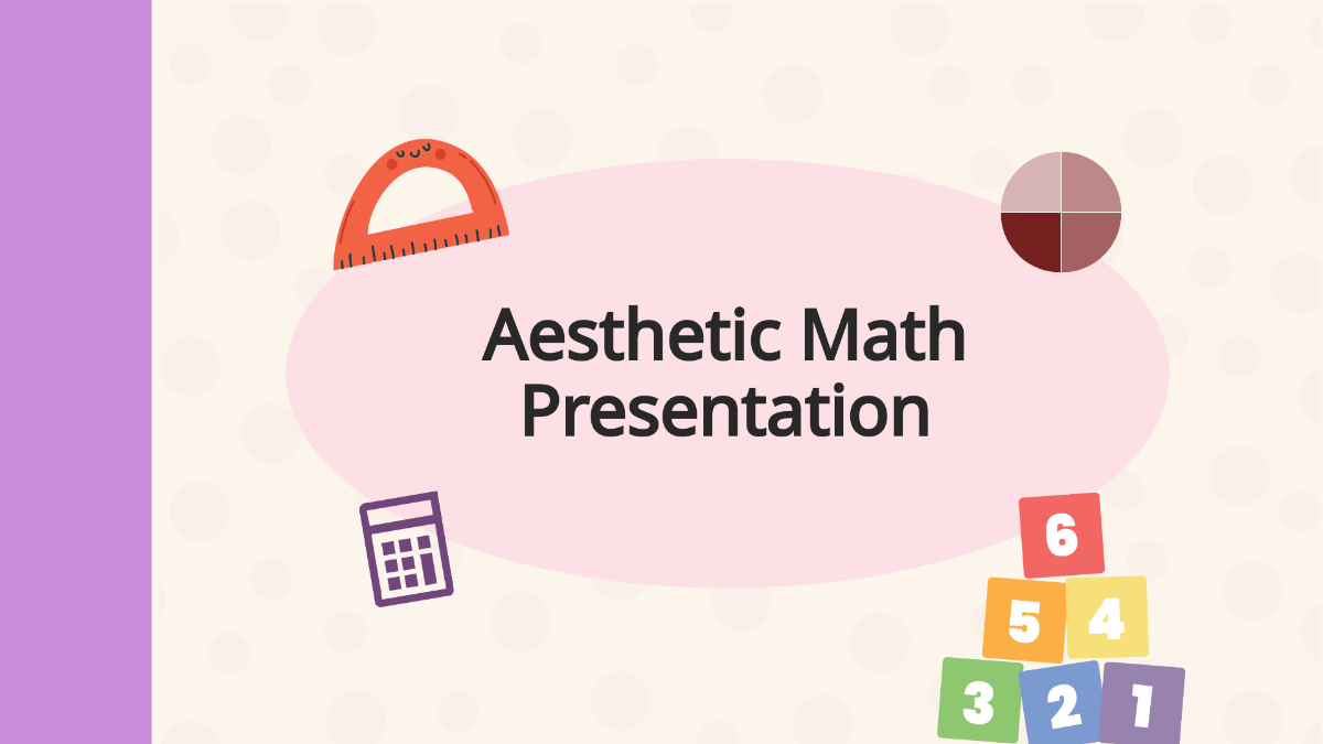 Aesthetic Math Presentation Template