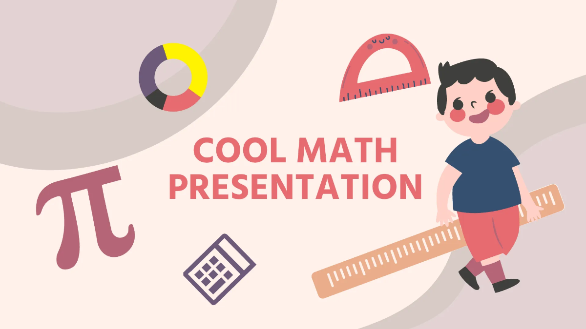 Free Cool Math Presentation Template to Edit Online