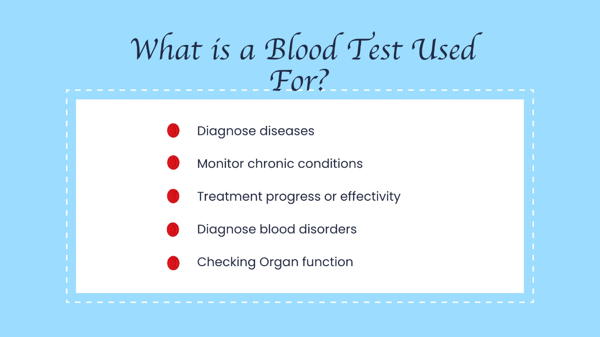 Free Medical Tests Center Presentation Template to Edit Online