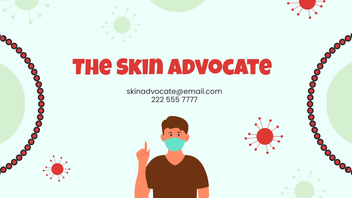Free Skin Cancer Disease Presentation Template to Edit Online
