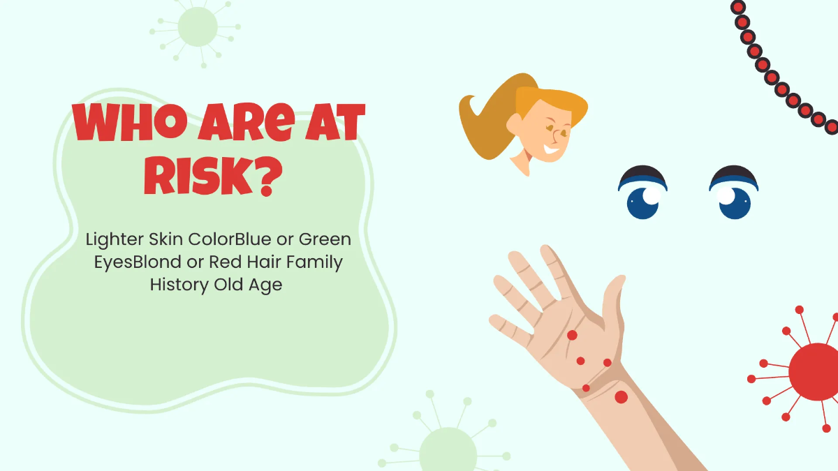 Free Skin Cancer Disease Presentation Template to Edit Online