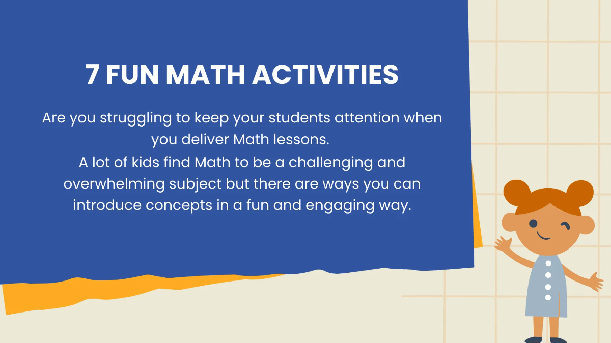 Free Fun Math Presentation Template to Edit Online