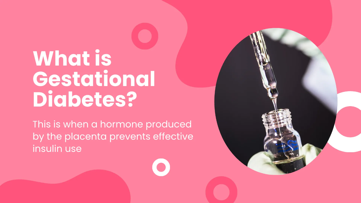 Free Gestational Diabetes Presentation Template to Edit Online