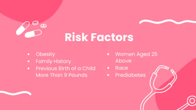 Free Gestational Diabetes Presentation Template to Edit Online