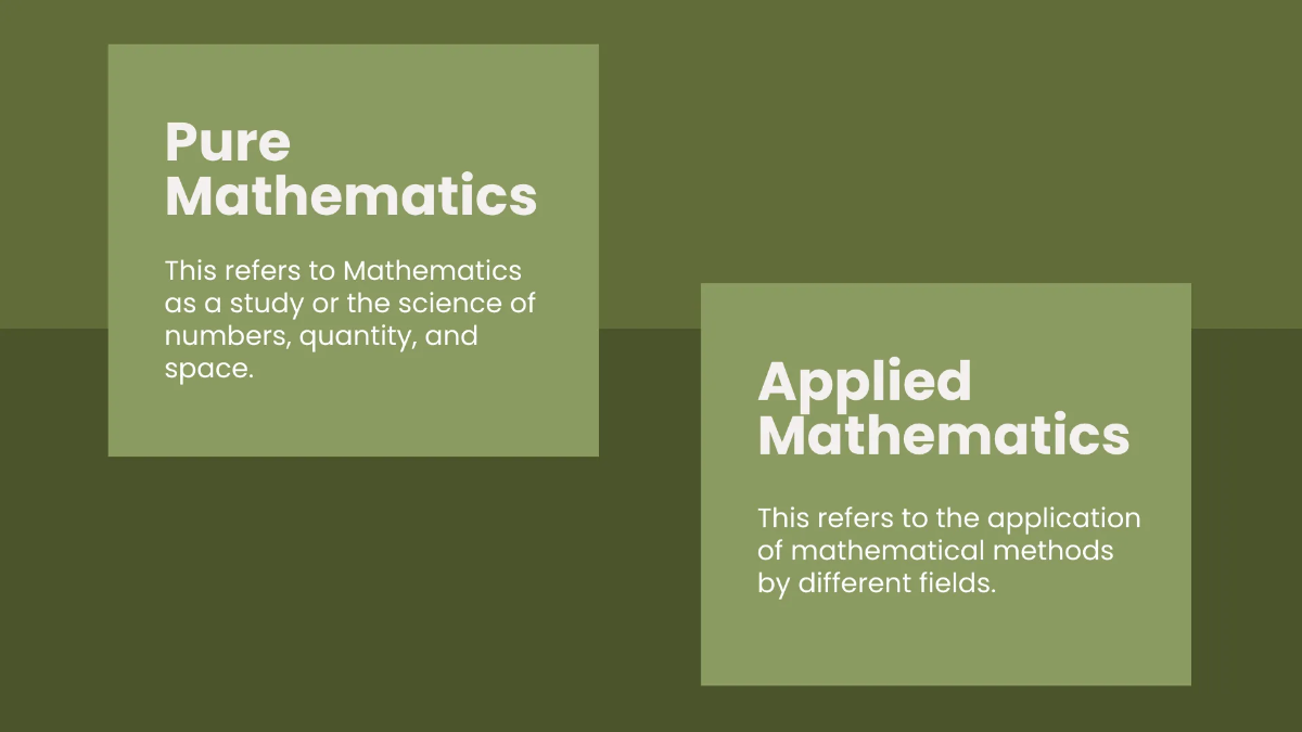 Free Professional Math Presentation Template to Edit Online