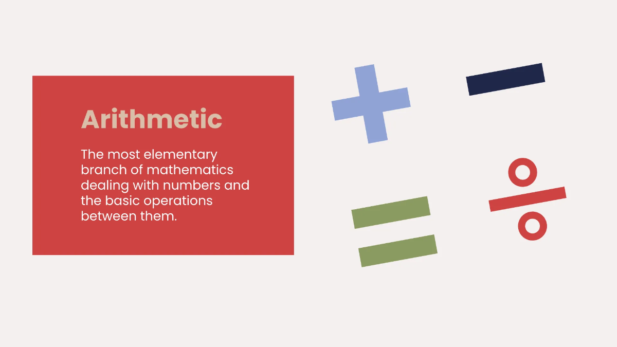 Free Professional Math Presentation Template to Edit Online