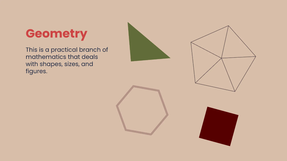 Free Professional Math Presentation Template to Edit Online