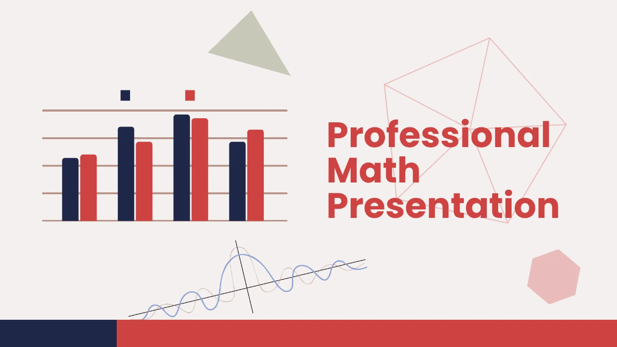 Free Professional Math Presentation Template to Edit Online