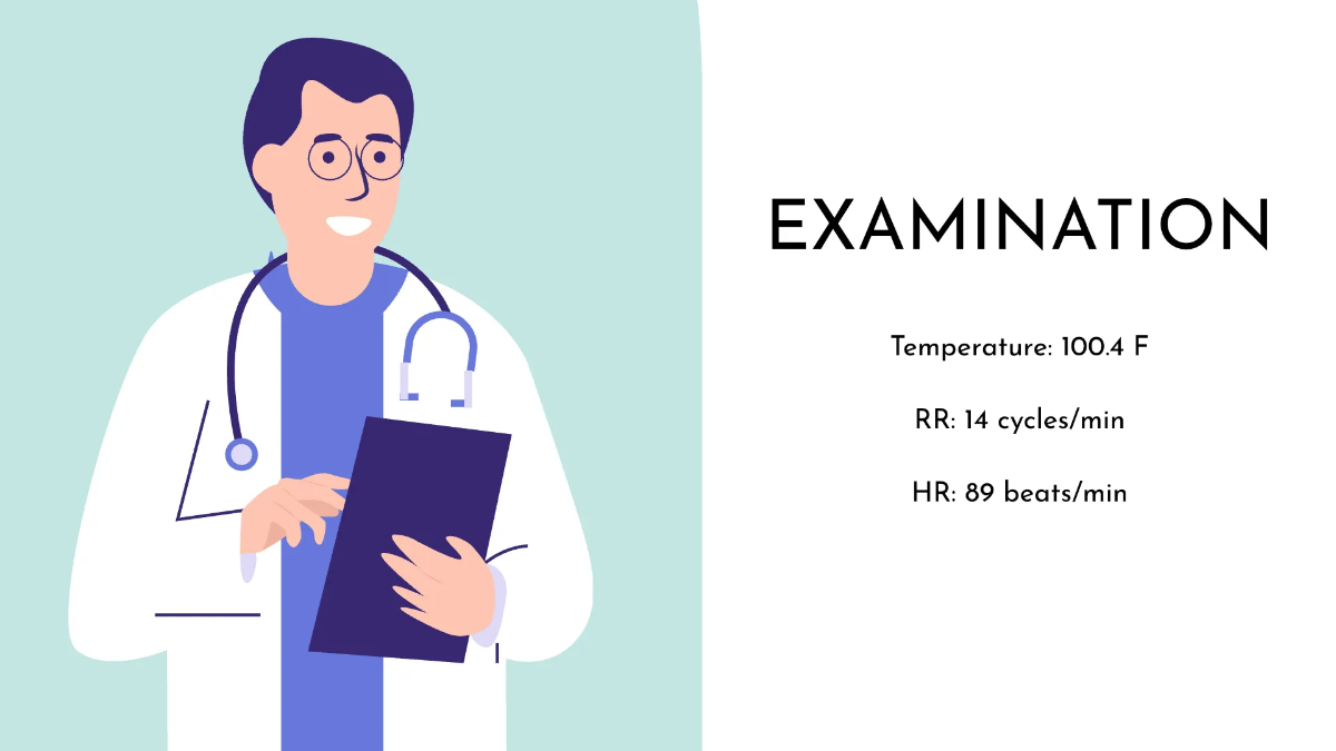 Free Typhoid Clinical Case Report Presentation Template to Edit Online
