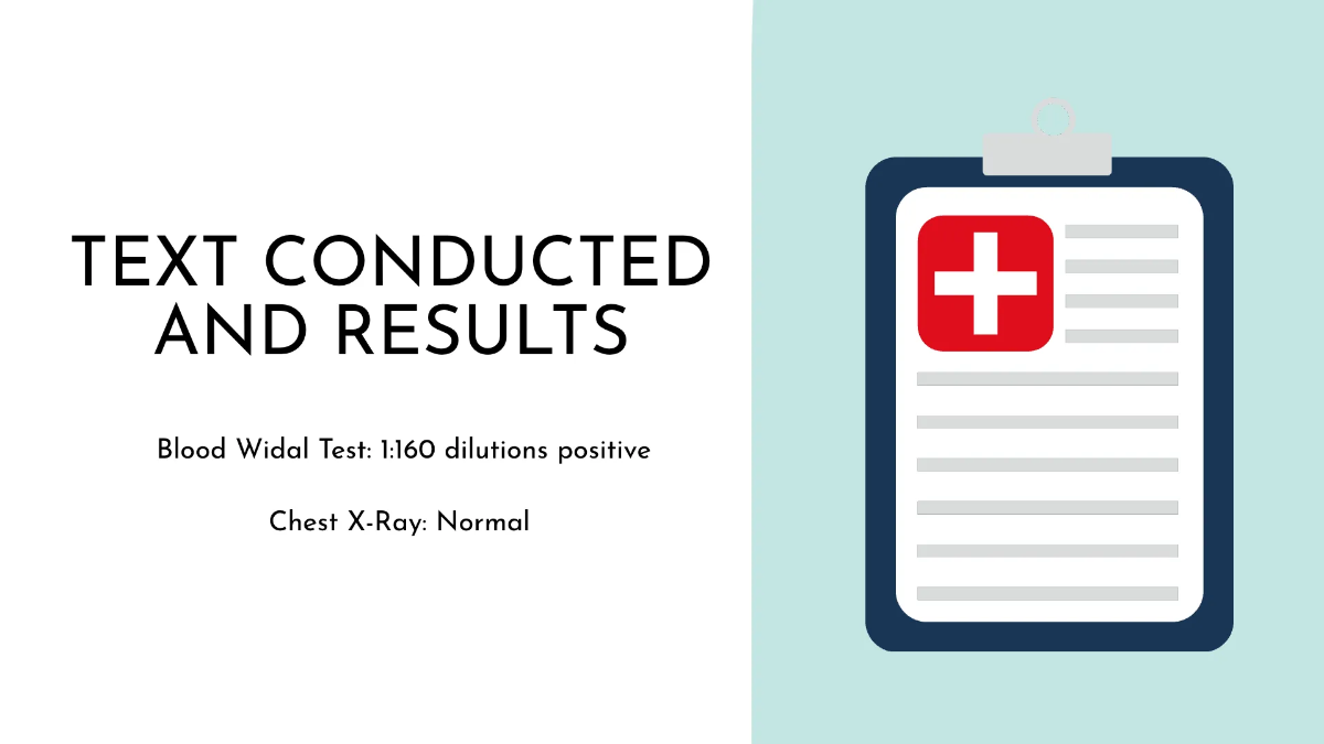 Free Typhoid Clinical Case Report Presentation Template to Edit Online