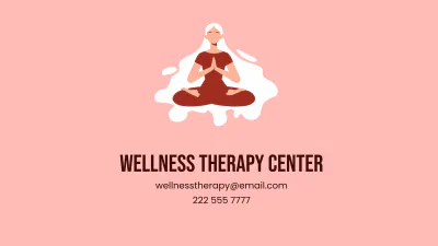 Free Anger Therapy Center Presentation Template to Edit Online