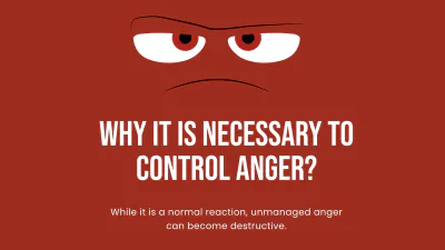 Free Anger Therapy Center Presentation Template to Edit Online
