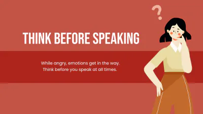 Free Anger Therapy Center Presentation Template to Edit Online