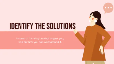 Free Anger Therapy Center Presentation Template to Edit Online
