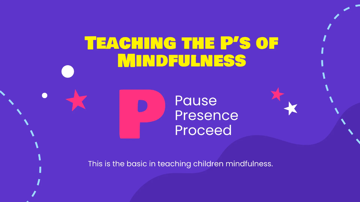 Free Mindfulness For Children Presentation Template to Edit Online