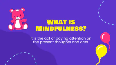 Free Mindfulness For Children Presentation Template to Edit Online