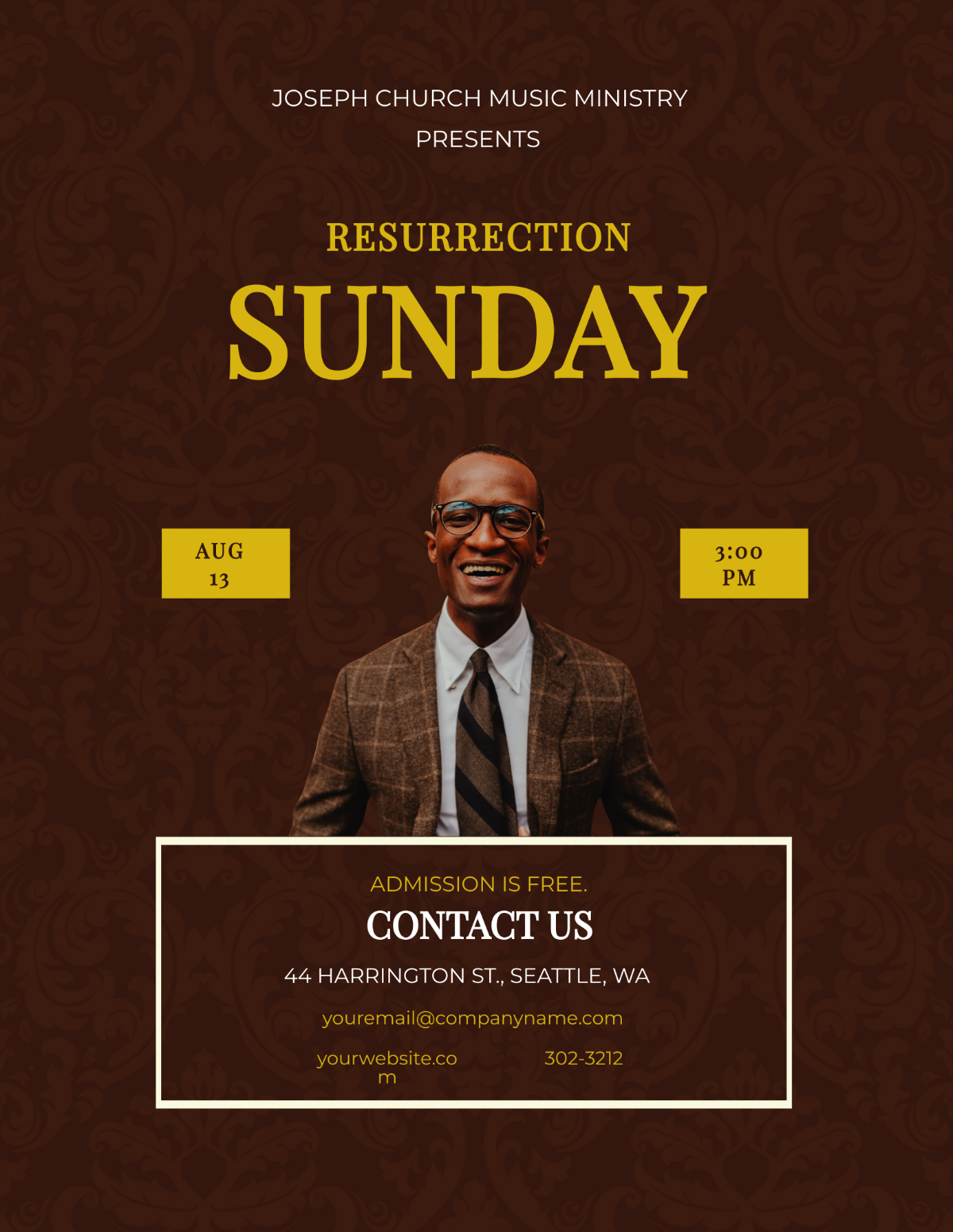 Resurrection Day Concert Flyer Template