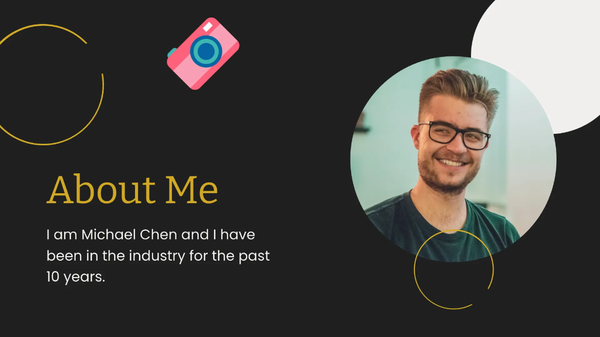 Free Photo Retoucher Portfolio Presentation Template to Edit Online