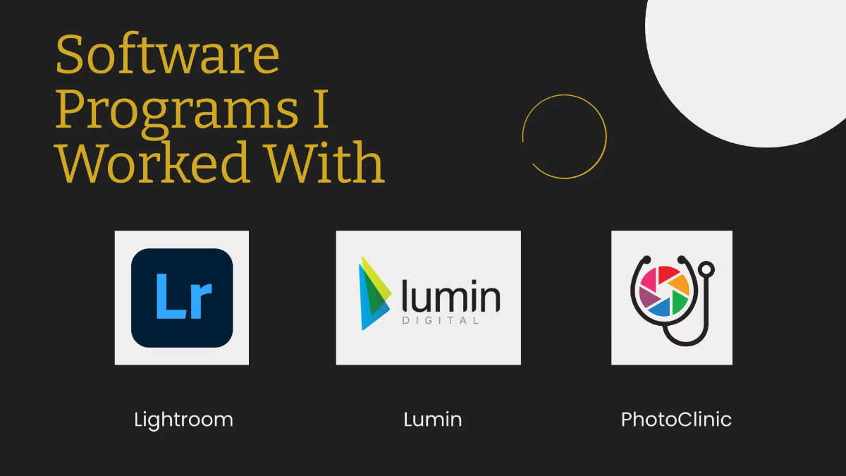 Free Photo Retoucher Portfolio Presentation Template to Edit Online