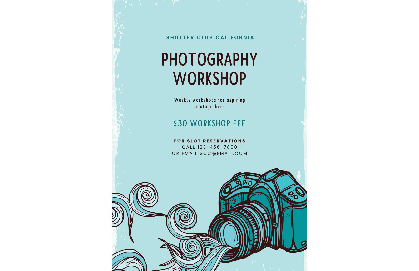 Simple Photography Flyer Template