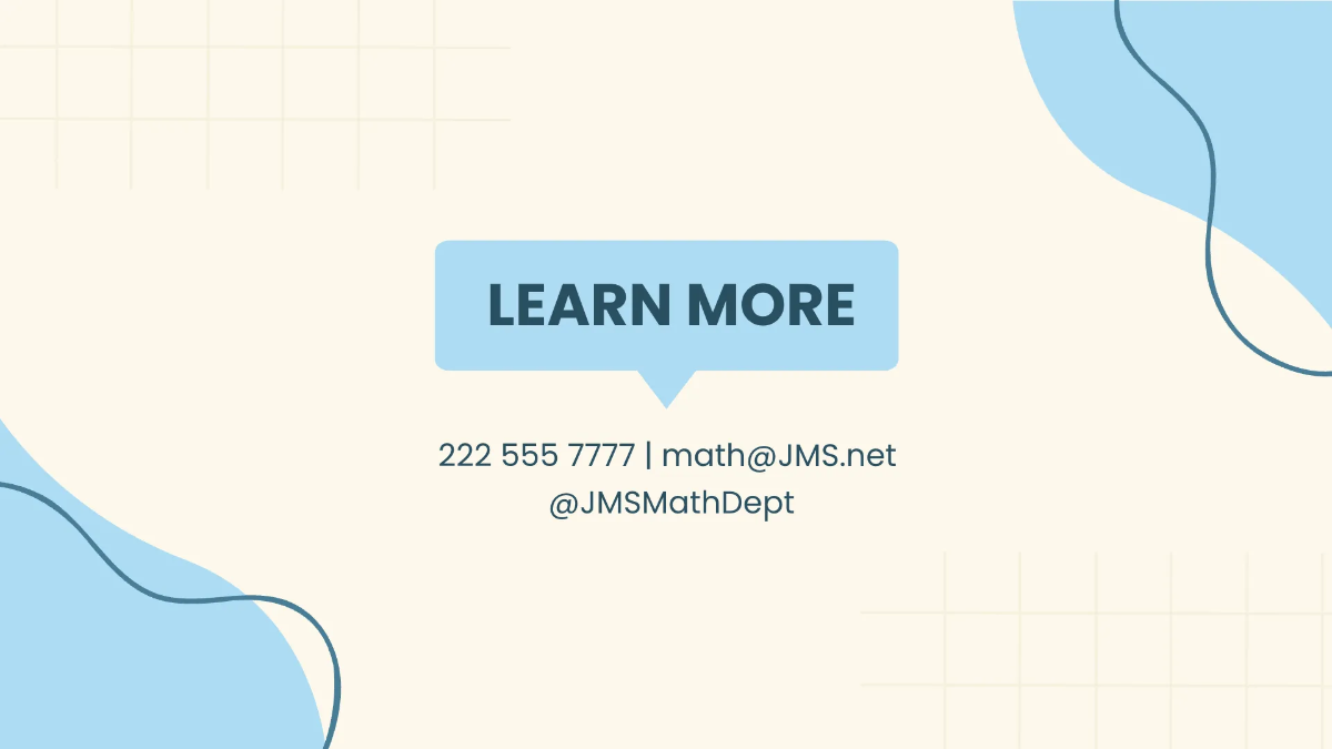 Free Modern Math Presentation Template to Edit Online