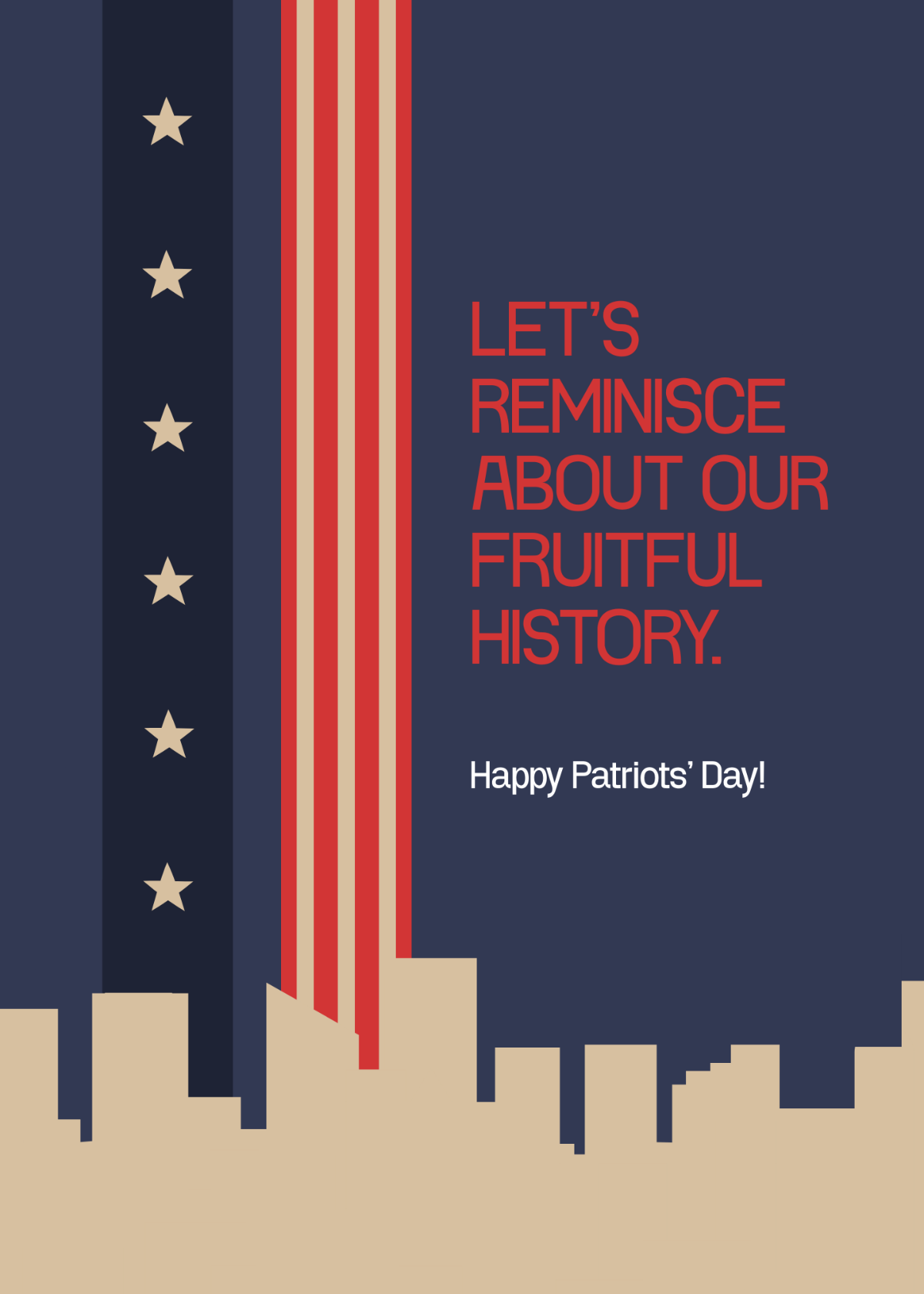 Patriots' Day Message Template