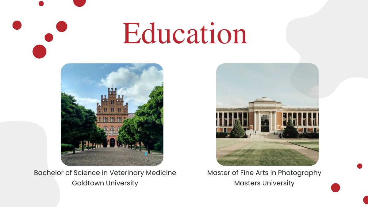 Free Farm Photographer Portfolio Presentation Template to Edit Online