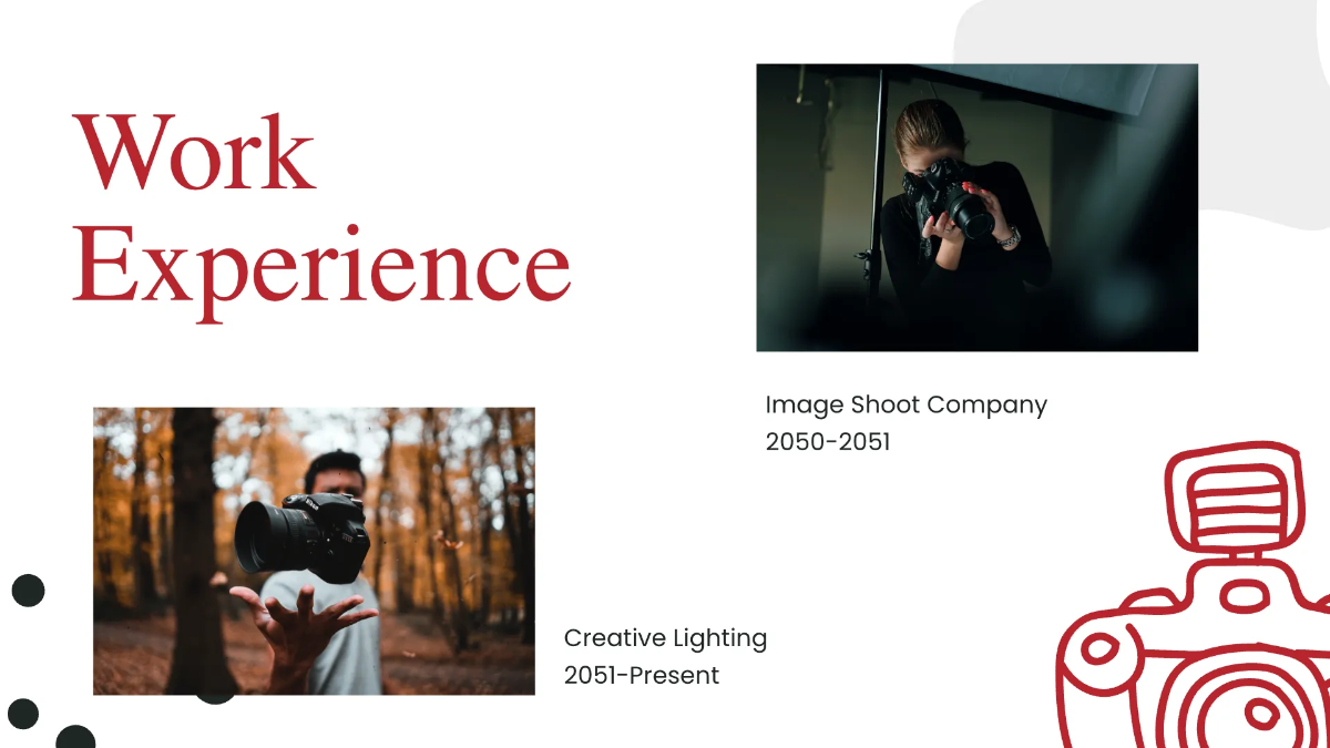 Free Farm Photographer Portfolio Presentation Template to Edit Online