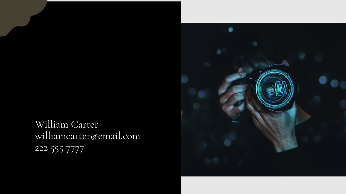 Free Portrait Photography Workshop Presentation Template to Edit Online