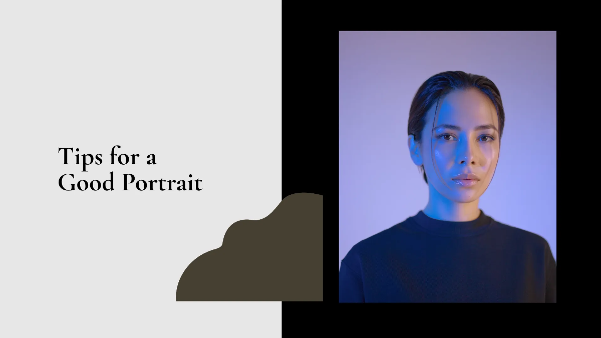 Free Portrait Photography Workshop Presentation Template to Edit Online