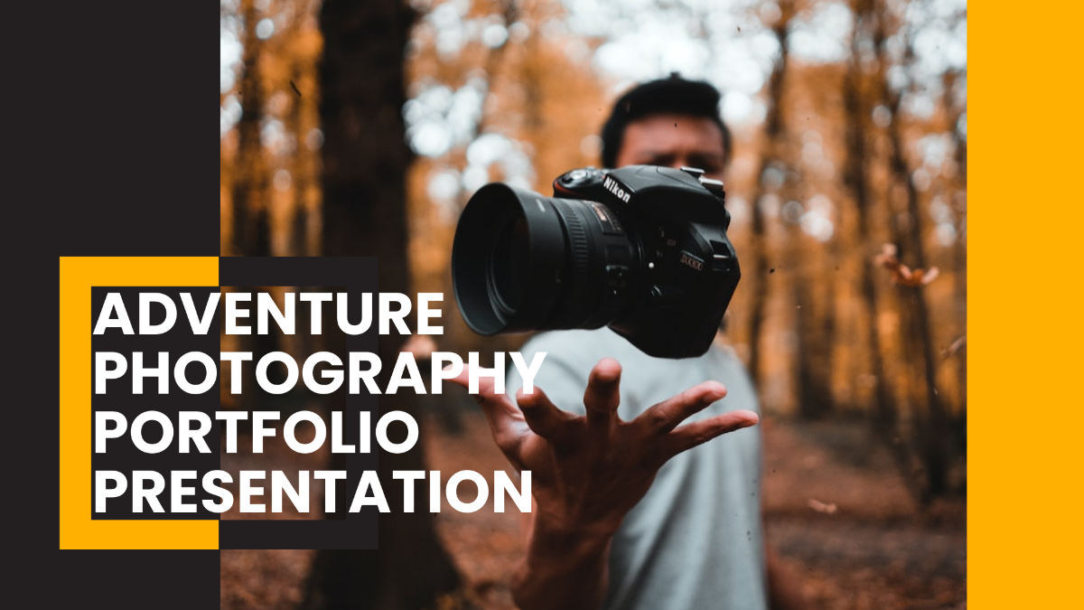 Adventure Photographer Portfolio Presentation Template