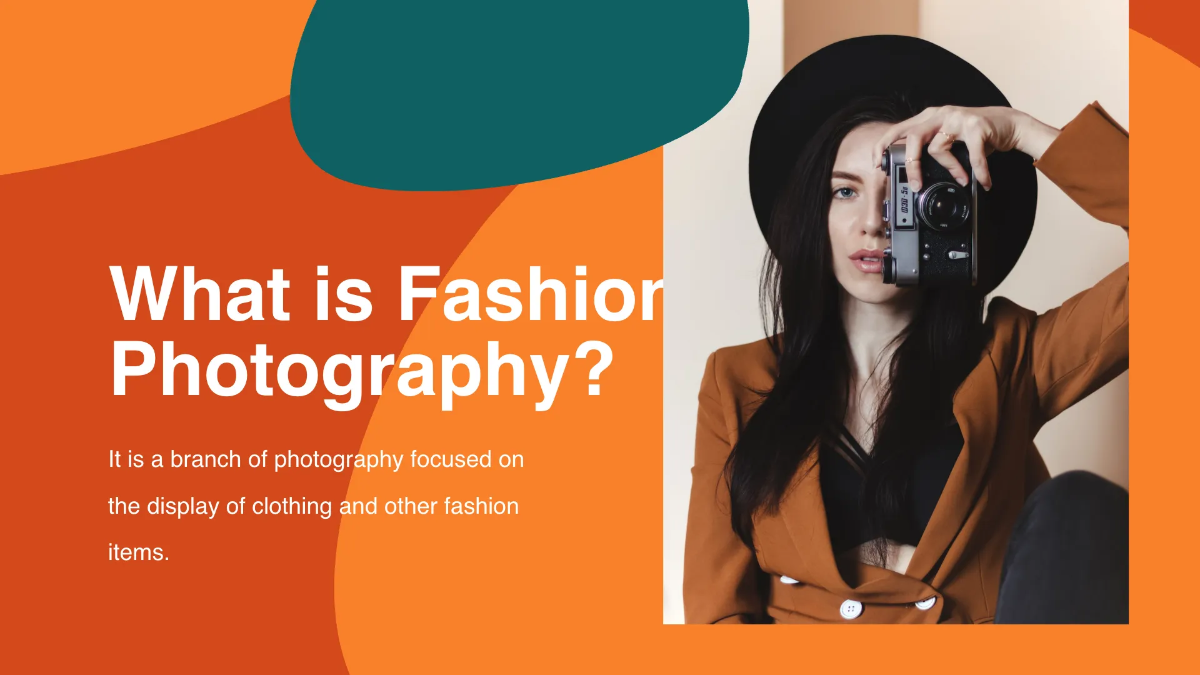 Free Fashion Photography Presentation Template to Edit Online