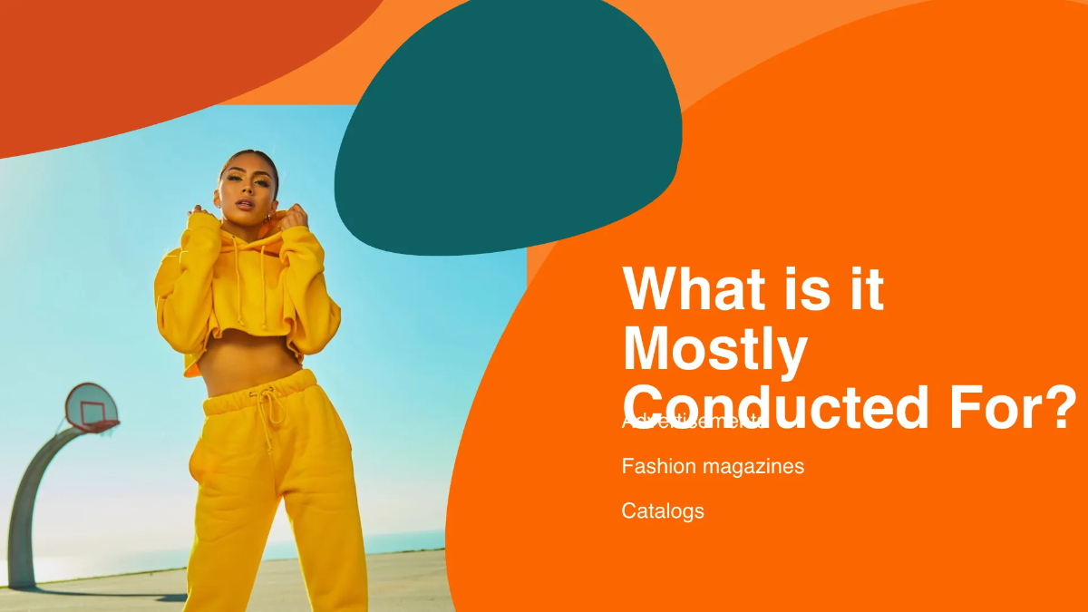 Free Fashion Photography Presentation Template to Edit Online