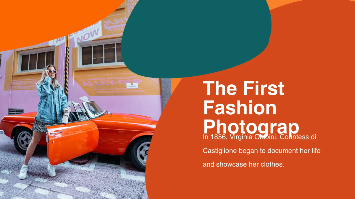 Free Fashion Photography Presentation Template to Edit Online