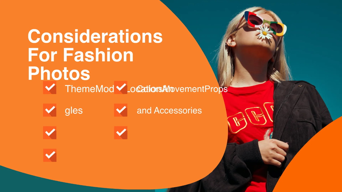 Free Fashion Photography Presentation Template to Edit Online