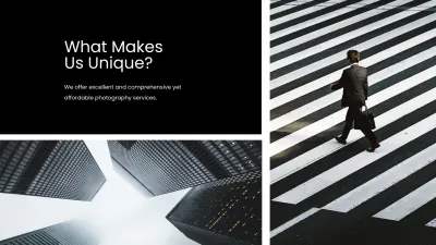 Free Photo Collage Agency Presentation Template to Edit Online