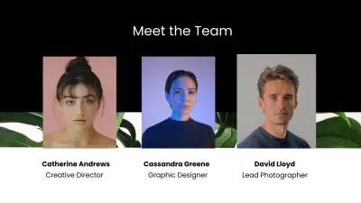 Free Photo Collage Agency Presentation Template to Edit Online