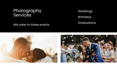Free Photo Collage Agency Presentation Template to Edit Online