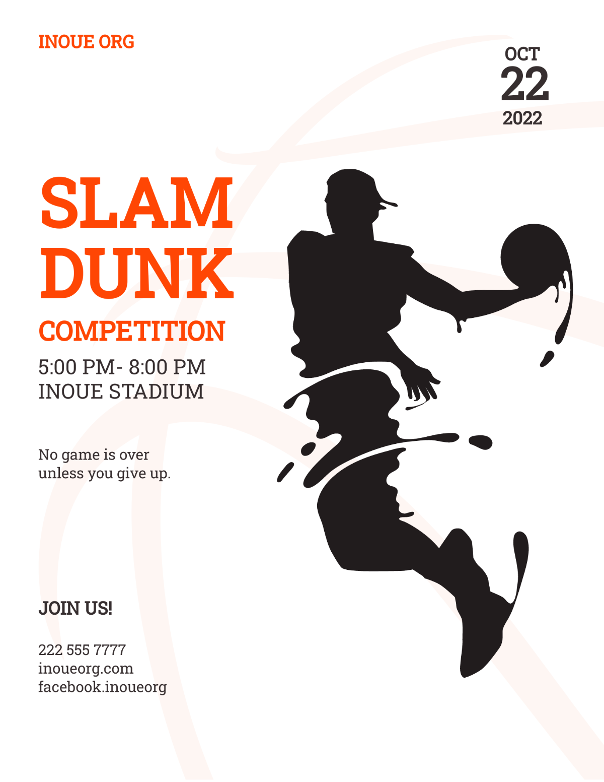 Slam Dunk Flyer