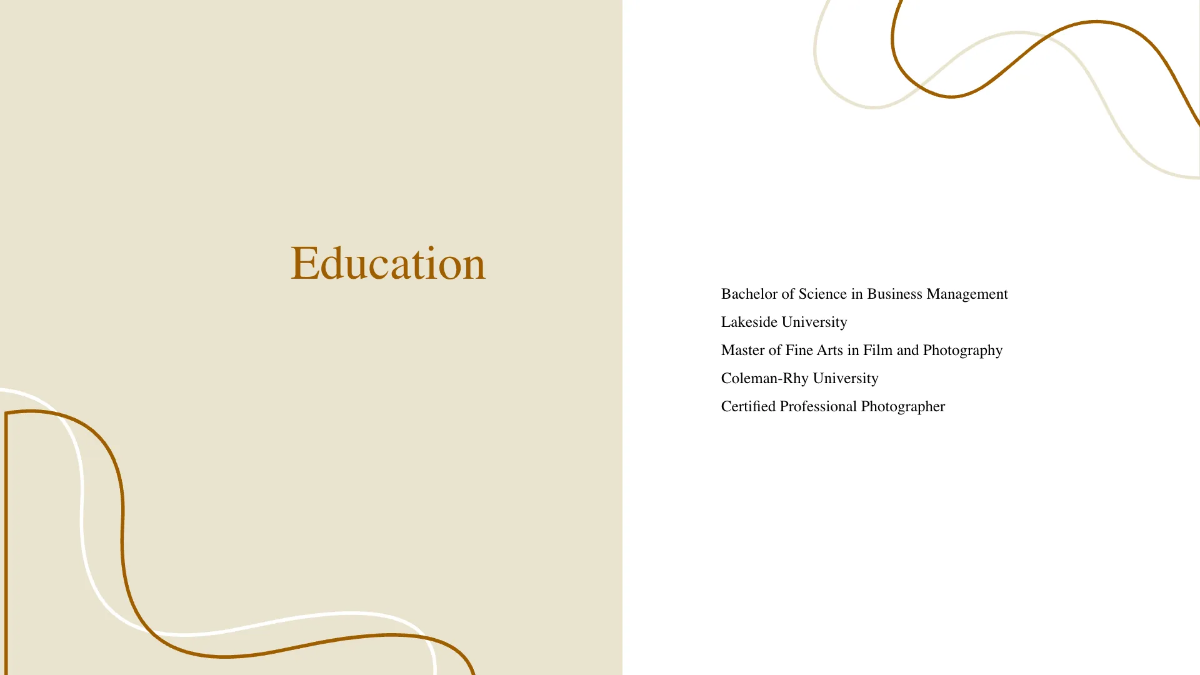 Free Photography Portfolio Presentation Template to Edit Online