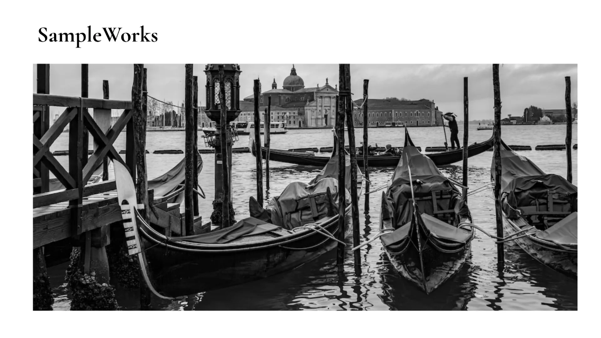 Free Minimal Photo Studio Presentation Template to Edit Online