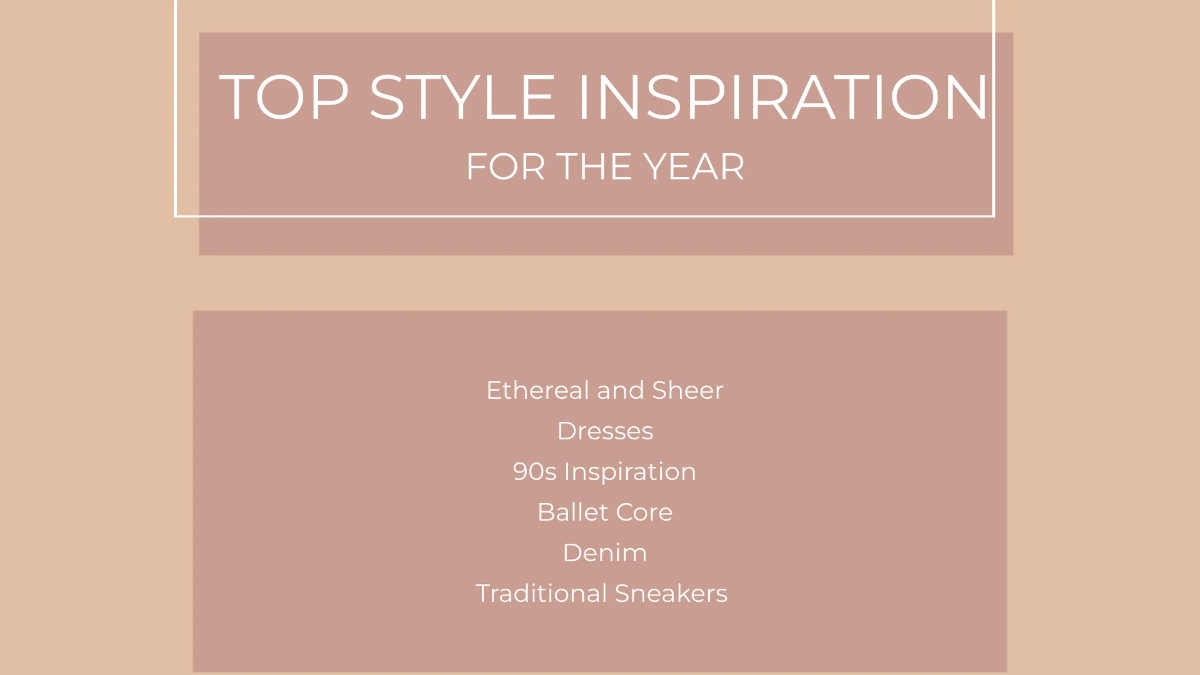 Free Fashion Trends Presentation Template to Edit Online