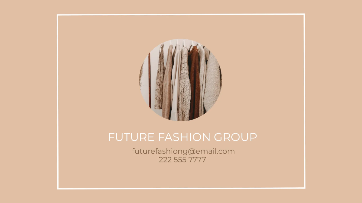 Free Fashion Trends Presentation Template to Edit Online