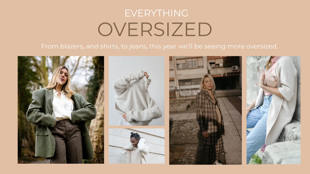 Free Fashion Trends Presentation Template to Edit Online